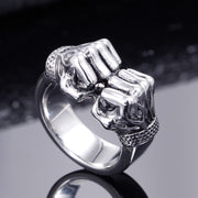 Stainless Steel Stylish Sports Fist Ring – Fitness Gifts — 1