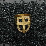 Shield cross ring symbol ring – Practical Gifts — 2