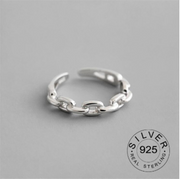 Vintage Silver Color Metal Punk Letter Rings Design – Stylish Gifts — 12