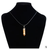 Hexagon natural stone necklace – Jewelry Gift Ideas — 15