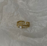 Lace 925 sterling silver classic inlaid zircon ring – Meaningful Gifts — 5