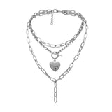 Creative Geometric Thick Chain Tassel Necklace – Jewelry Gift Ideas — 4