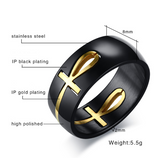 Fashionable Pure Tungsten Steel Sweethearts Ring – Unique Gift Ideas — 2