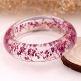 Artificial Gutta Percha Resin Dry Flower Bracelet – Jewelry Gift Ideas — 8