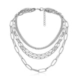 Punk multilayer necklace – Jewelry Gift Ideas — 9