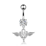 Love Heart-Shaped Belly Button Piercing Jewelry – Jewelry Gift Ideas — 4