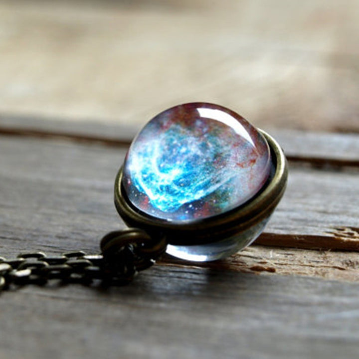 Solar System Universe Star Time Gem Necklace – Jewelry Gift Ideas — 1