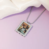 Personalized Gift Customized Photo Frame Necklace – Jewelry Gift Ideas — 5