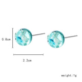 Transparent spherical resin earrings – Special Occasion Gifts — 2