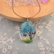 Long Sweater Chain Handmade Real Flower Necklace – Jewelry Gift Ideas — 5