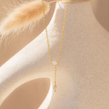 Fashion Silver Y-shaped Necklace For Women – Jewelry Gift Ideas — 4