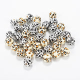 Leopard Pattern Cow Pattern Colored Wood Beads – Stylish Gifts — 1