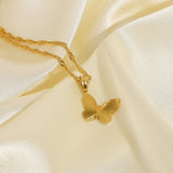 18K Stainless Steel Pendant Necklace – Jewelry Gift Ideas — 17