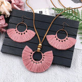 Fringed Necklace Earring Set – Jewelry Gift Ideas — 5