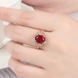Rose flower ring – Birthday Gifts — 9