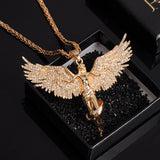 Flying Wing Fairy Hip Hop Goddess Necklace – Jewelry Gift Ideas — 2