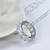 Fashion Bright Diamond Square Gemstone New Ring Women – Stylish Gifts — 2