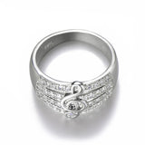 White AAA Zircone Women's Ring – Gifts for Her — 2