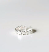 Lovely quality flower hollow plain silver ring – Useful Gifts — 5