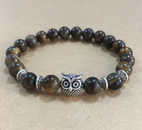 Natural Stone Owl Head Yoga Bracelet – Jewelry Gift Ideas — 10