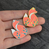 Creative Cute Animal Red Fox Enamel Alloy Brooch – Jewelry Gift Ideas — 3