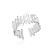 Stainless Steel Hydraulic Ring Geometric Open – Birthday Gifts — 16