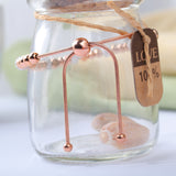 Titanium steel rose gold color gold bracelet – Jewelry Gift Ideas — 3