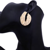 Metal texture earrings – Surprise Gifts — 4