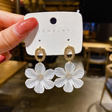 Fashion Elegant Acrylic Flower Earrings – Stylish Gifts — 3