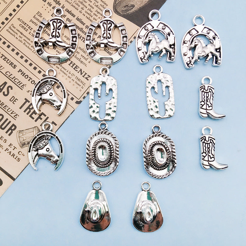 Denim Series Tibetan Silver Alloy Pendant – Jewelry Gift Ideas — 1