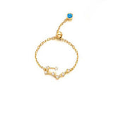Twelve Constellation Ring with Diamonds – Everyday Gifts — 18