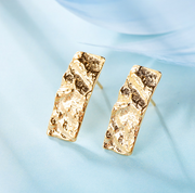 Irregular Hammered Tin Foil Earrings – Holiday Gift Ideas — 6