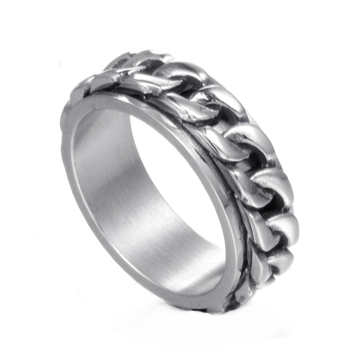 Men's Chain Stainless Steel Ring – Gifts for Him — 1