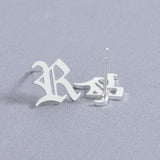Ancient English Alphabet Stainless Steel Earrings – Thoughtful Gifts — 5