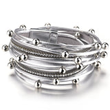 Multi-Layer Pu Leather Bracelet Women Fashion – Stylish Gifts — 7