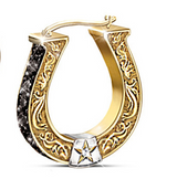 U-Shaped Horseshoe Earrings Cowboy Riding Boots – Surprise Gifts — 4