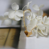 Folded Love Geometric Faceted Heart Necklace – Jewelry Gift Ideas — 4