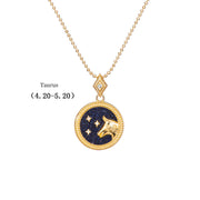 S925 Silver Twelve Constellation Pendant Necklace – Jewelry Gift Ideas — 9