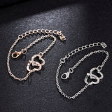 Simple Two Heart Bracelet In Europe And America – Jewelry Gift Ideas — 6