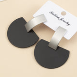 Metal Vintage Irregular Geometric Earrings – Birthday Gifts — 3