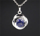 Natural Crystal Small Flower Pendant Necklace – Jewelry Gift Ideas — 9