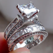 Style Charm Couple Rings His Her Silver Color – Gifts for Couples — 6