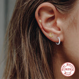 Moon Stud Earrings Fashion Simple Diamond-Studded – Stylish Gifts — 3