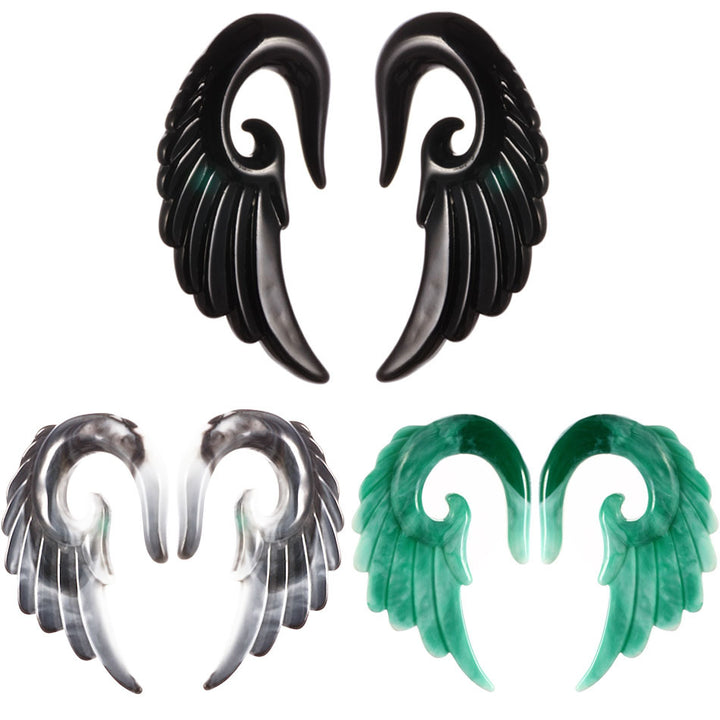 Acrylic Earrings Angel Wings Resin Earrings – Useful Gifts — 1