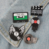 Gramophone vinyl record brooch – Jewelry Gift Ideas — 5