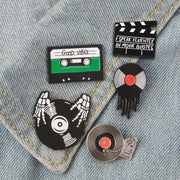 Gramophone vinyl record brooch – Jewelry Gift Ideas — 5