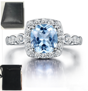 Aquamarine ring – Meaningful Gifts — 4