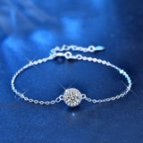 Women's Sterling Silver Moissanite Bracelet – Jewelry Gift Ideas — 3