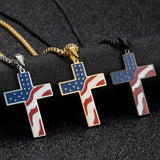 Flag Cross Necklace – Jewelry Gift Ideas — 9