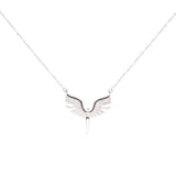 Three-Piece Full Diamond Angel Wings Necklace – Jewelry Gift Ideas — 2